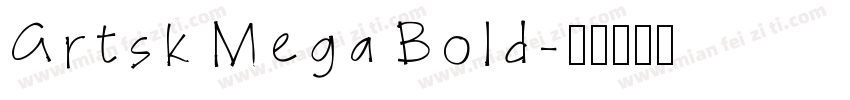 Grtsk Mega Bold字体转换